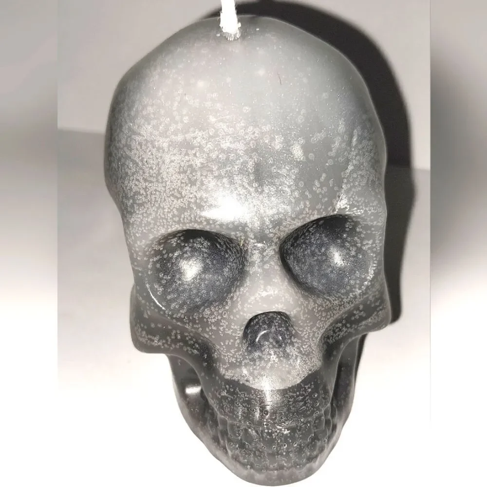Hand crafted limited edition skull head candle collection